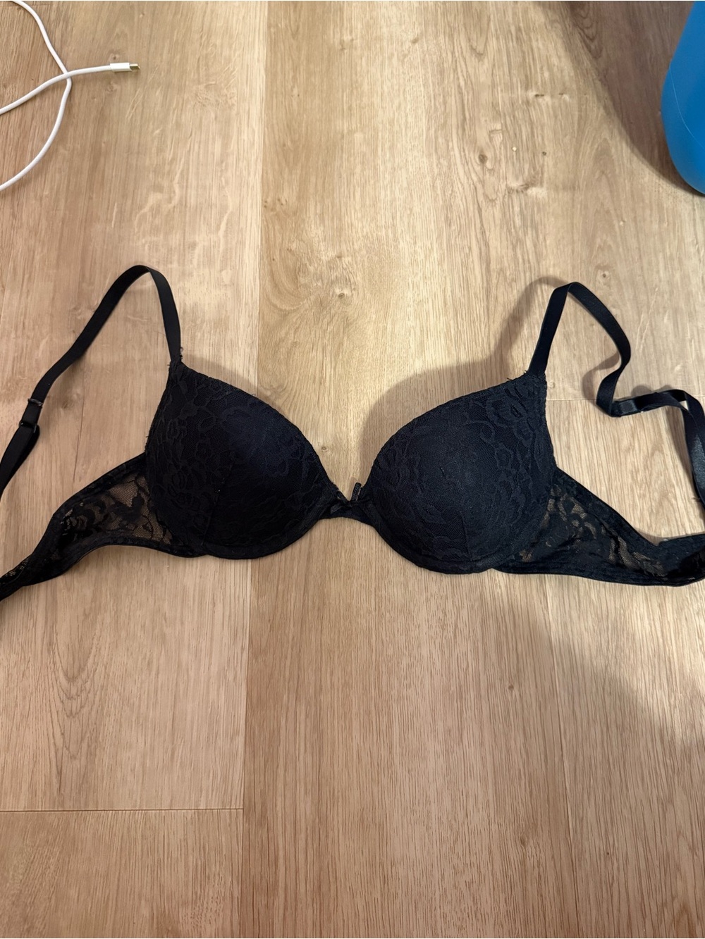 Black Lace Bra